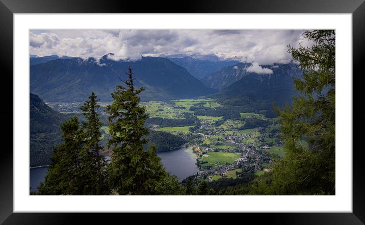 Wonderful landscape in the Austrian Alps - perfect for vacation and relaxation Framed Mounted Print by Erik Lattwein