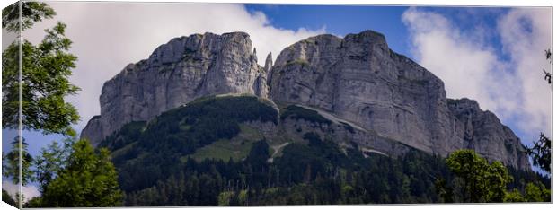 Mount Loser at Altaussee in the Austrian Alps Canvas Print by Erik Lattwein