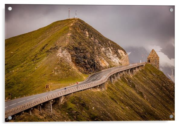 Spectacular Grossglockner High Alpine Road in Austria Acrylic by Erik Lattwein