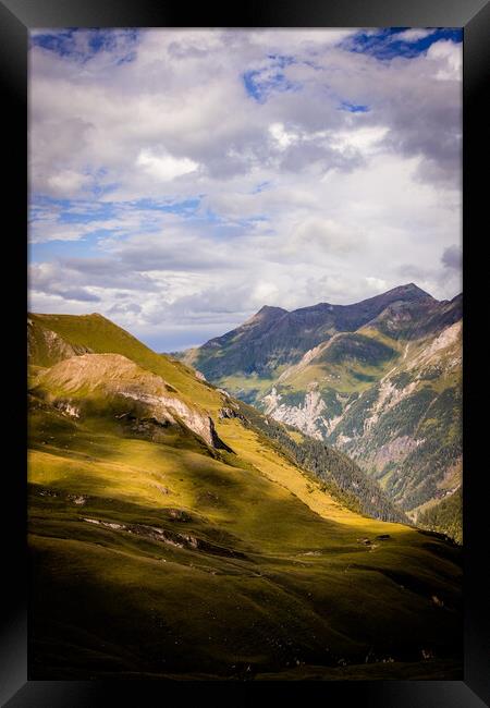 Grossglockner High Alpine Road in Austria Framed Print by Erik Lattwein