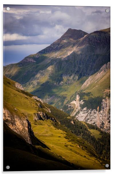 Grossglockner High Alpine Road in Austria Acrylic by Erik Lattwein