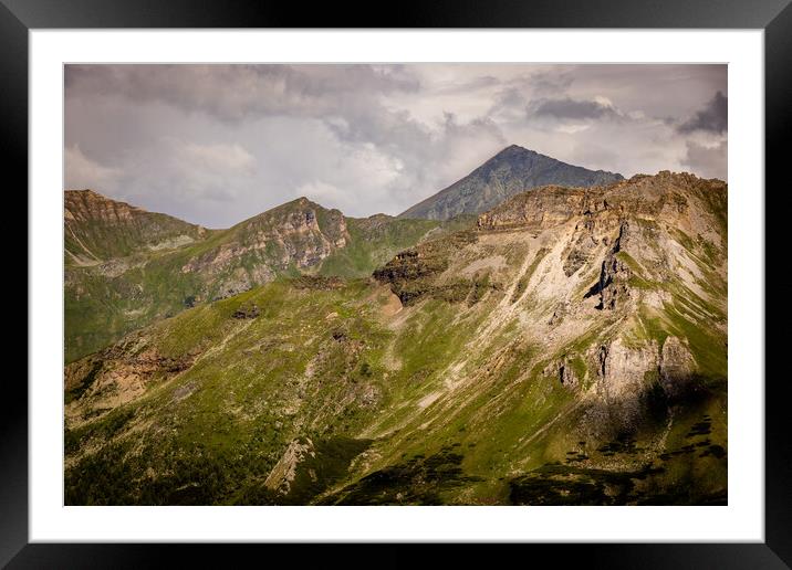 Amazing landscape around Grossglockner High Alpine Road in Austria Framed Mounted Print by Erik Lattwein
