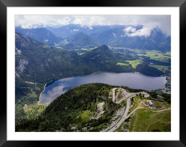 Amazing scenery and typical landscape in Austria - the Austrian Alps Framed Mounted Print by Erik Lattwein