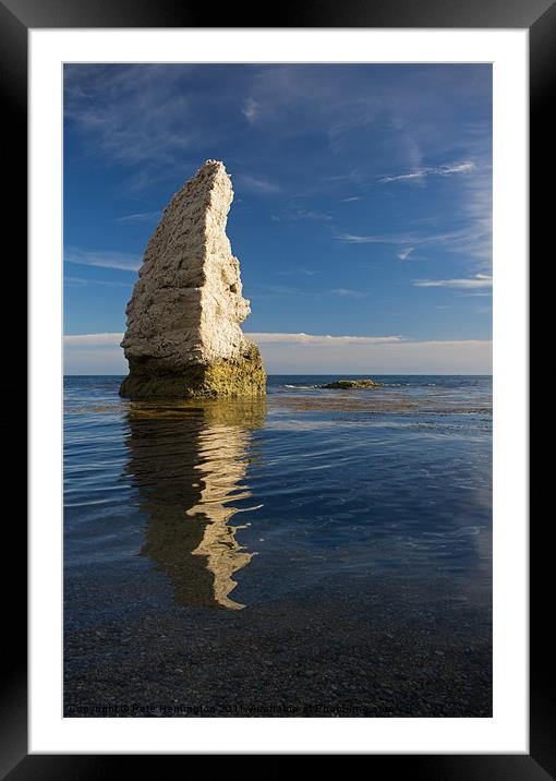 Butter Rock - Dorset Framed Mounted Print by Pete Hemington