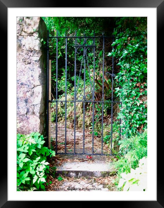 Gateway at Glenveagh Castle Framed Mounted Print by Stephanie Moore