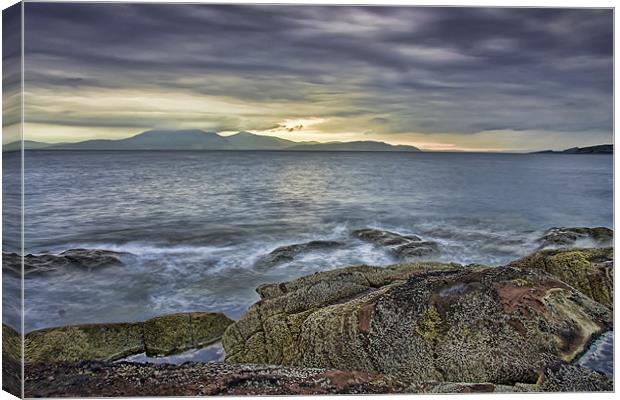 Sunset at Arran Canvas Print by Sam Smith
