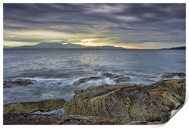Sunset at Arran Print by Sam Smith