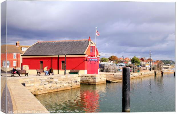 Poole old Lifeboat station. Canvas Print by john hill