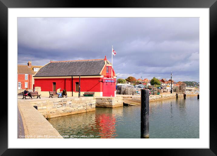 Poole old Lifeboat station. Framed Mounted Print by john hill