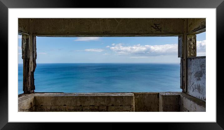 Looking out Framed Mounted Print by Keith Douglas