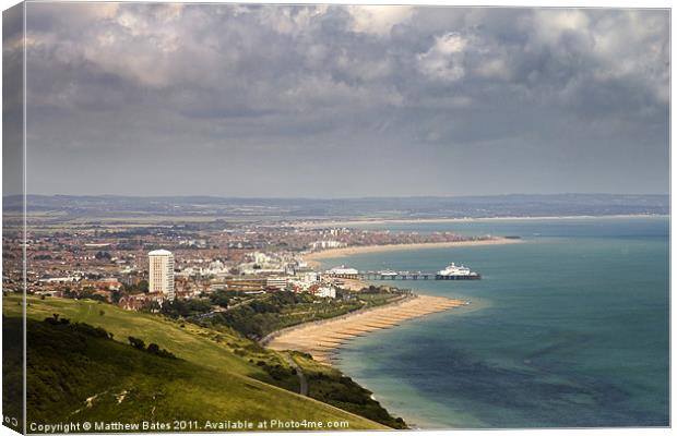 Eastbourne Seafront Canvas Print by Matthew Bates