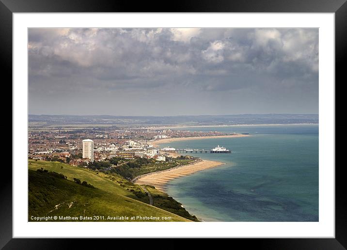 Eastbourne Seafront Framed Mounted Print by Matthew Bates
