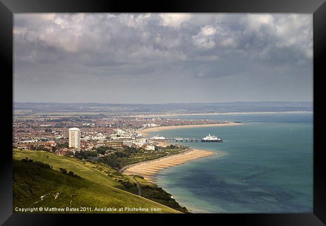 Eastbourne Seafront Framed Print by Matthew Bates