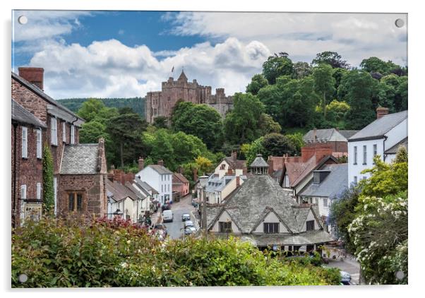 Dunster, Somerset Acrylic by Andrew Sharpe