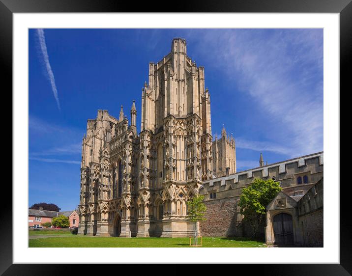 Wells Cathedral, Somerset Framed Mounted Print by Andrew Sharpe