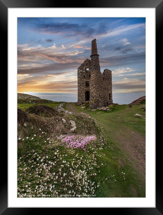 Wheal Leisure Poldark fans (Wheal Owles} Framed Mounted Print by Jim Peters