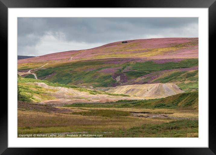 Wire Gill Mine Remains (1) Framed Mounted Print by Richard Laidler