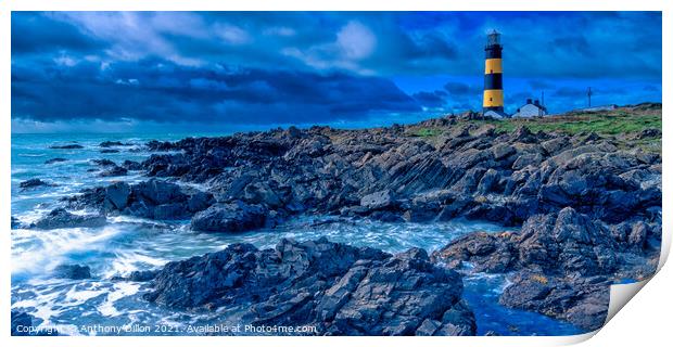 Lighthouse Panoramic Print by Anthony Dillon
