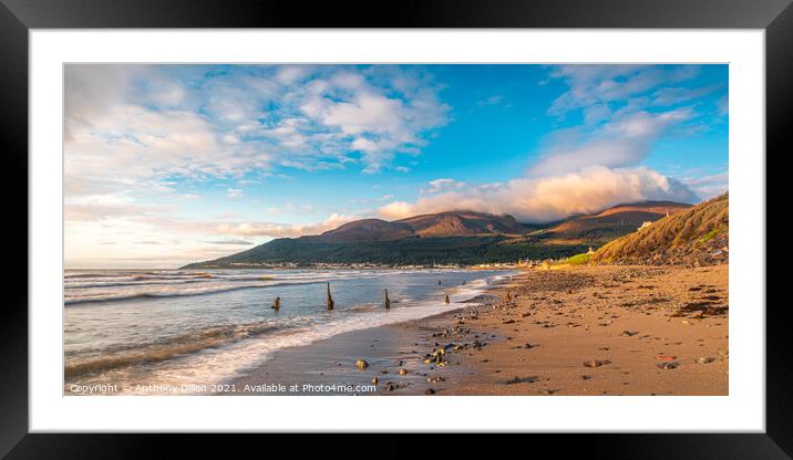 The Mournes  Framed Mounted Print by Anthony Dillon