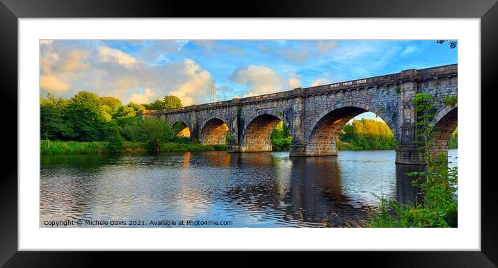 Lune Aqueduct, Lancaster Framed Mounted Print by Michele Davis