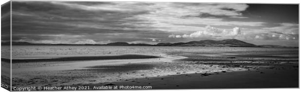 Solway sands Canvas Print by Heather Athey