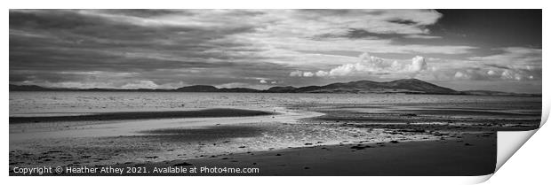 Solway sands Print by Heather Athey