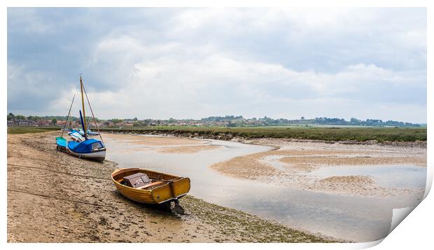Blakeney panorama at low tide Print by Jason Wells