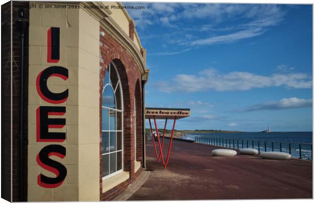 Rendezvous at Whitley Bay Canvas Print by Jim Jones