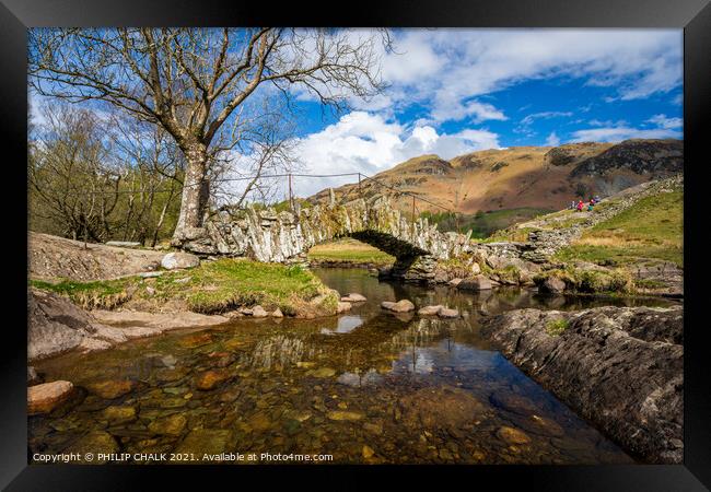 Slaters bridge in the lake district 583 Framed Print by PHILIP CHALK