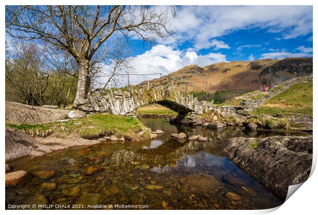 Slaters bridge in the lake district 583 Print by PHILIP CHALK