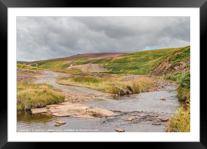 Ford on Great Eggleshope Beck, Teesdale Framed Mounted Print by Richard Laidler