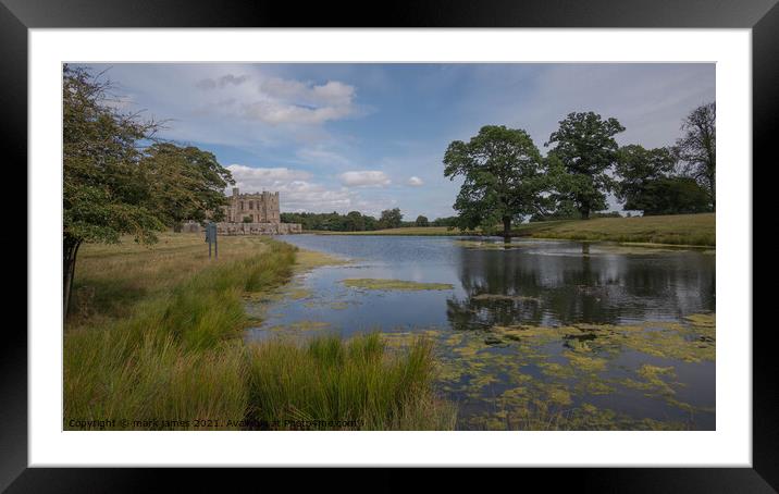 Down by the Lake Framed Mounted Print by mark james
