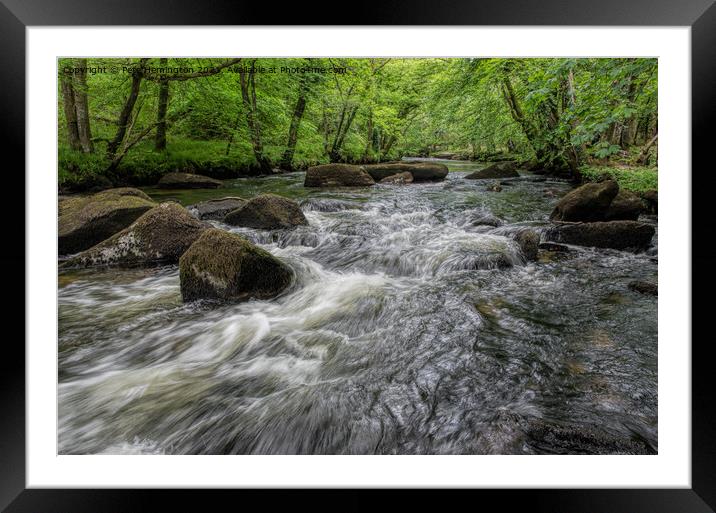 The River Teign Framed Mounted Print by Pete Hemington