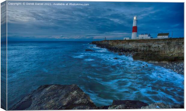 Sunrise at Portland Bill Canvas Print by Derek Daniel