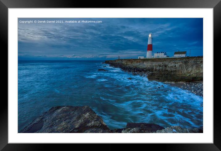 Sunrise at Portland Bill Framed Mounted Print by Derek Daniel