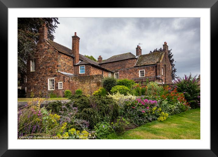 Carlisle Cathedral Buildings and Gardens Framed Mounted Print by Jim Monk