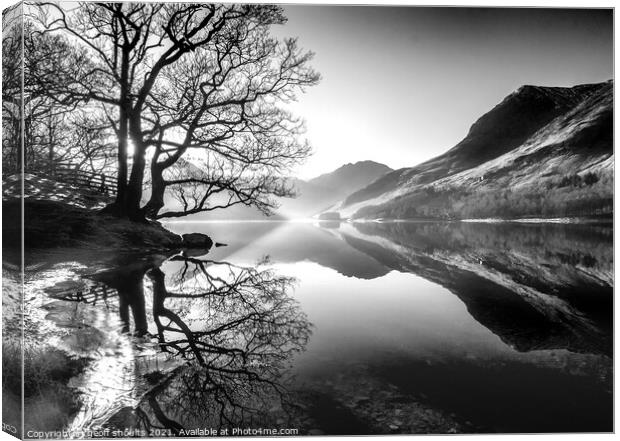 Buttermere Canvas Print by geoff shoults