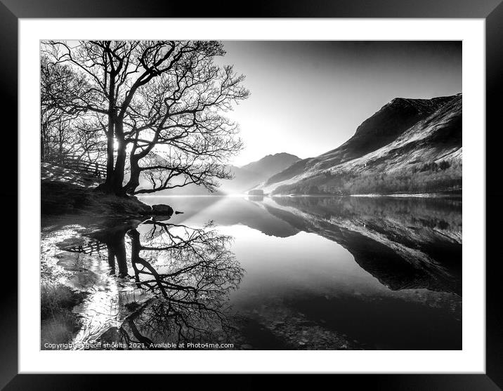 Buttermere Framed Mounted Print by geoff shoults