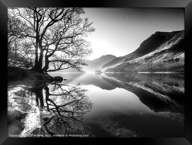 Buttermere Framed Print by geoff shoults