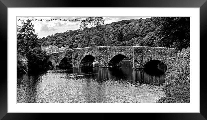 Newby Bridge Nr. Windermere. Framed Mounted Print by Frank Irwin