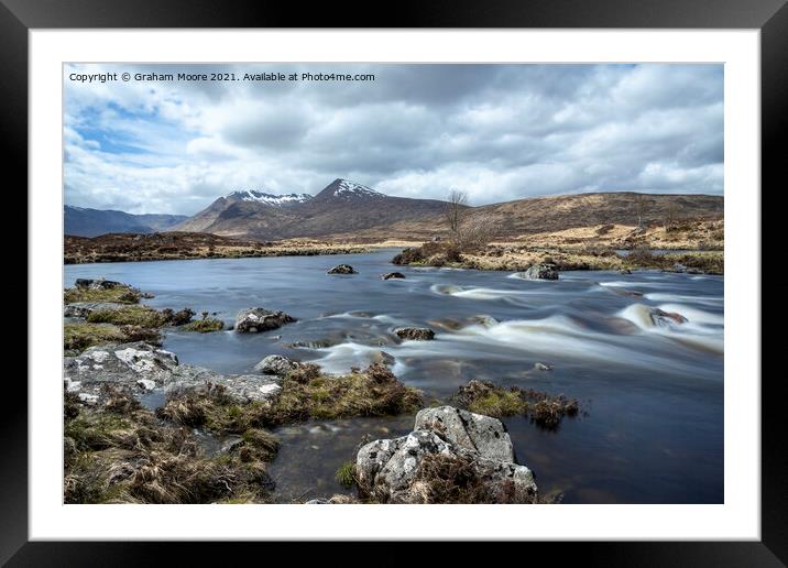 Lochan na h Achlaise Framed Mounted Print by Graham Moore