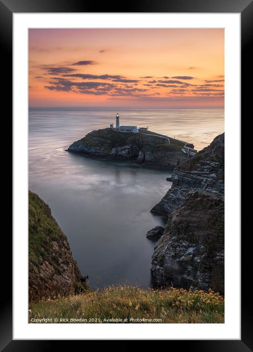 South Stack Framed Mounted Print by Rick Bowden