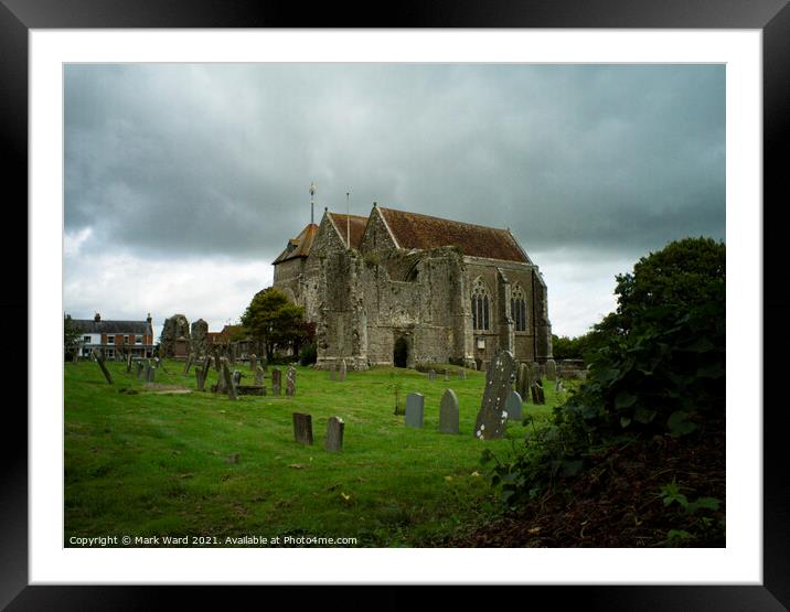 St Thomas the Martyr Church, Winchelsea, East Sussex Framed Mounted Print by Mark Ward