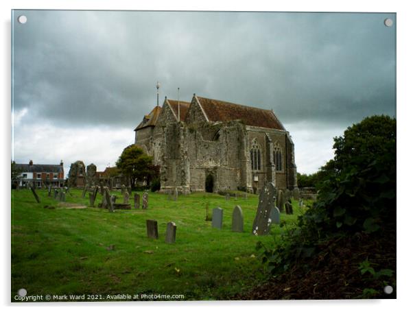 St Thomas the Martyr Church, Winchelsea, East Sussex Acrylic by Mark Ward