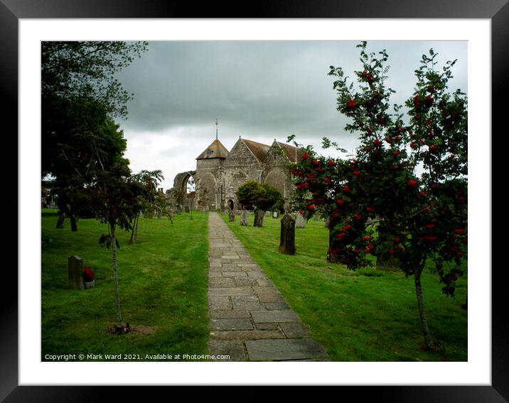Worship in Winchelsea. Framed Mounted Print by Mark Ward