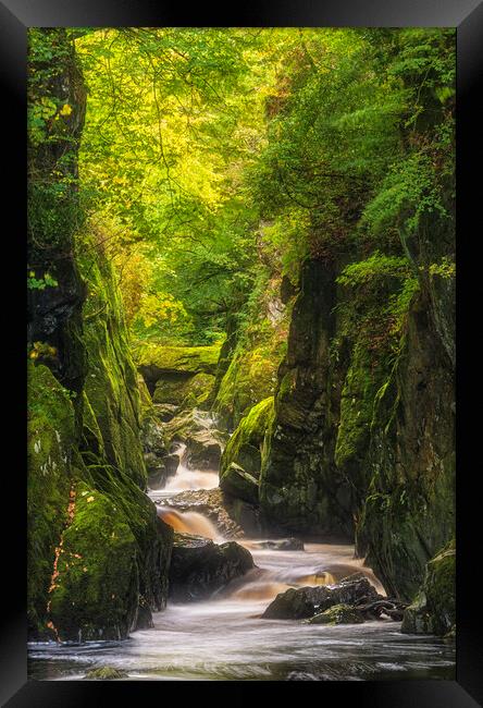 Fairy Falls - Betws y Coed Framed Print by Rory Trappe