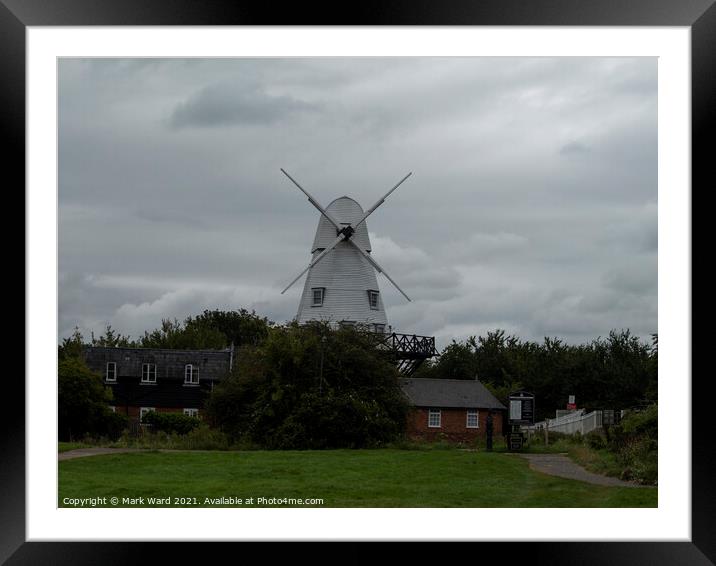 The Windmill in Rye, East Sussex. Framed Mounted Print by Mark Ward