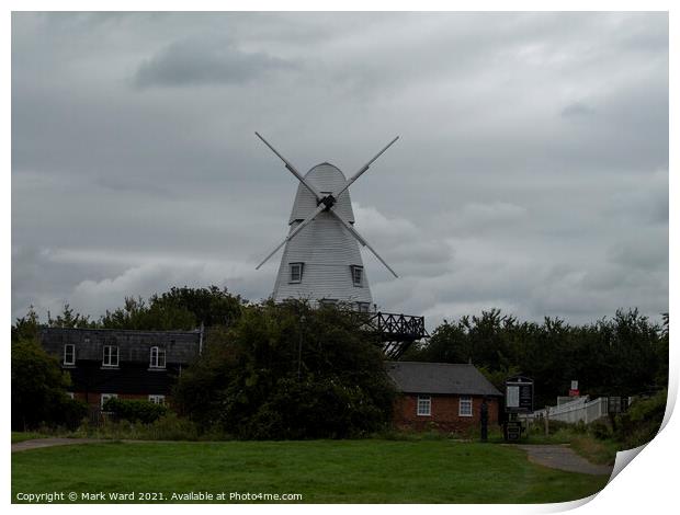 The Windmill in Rye, East Sussex. Print by Mark Ward