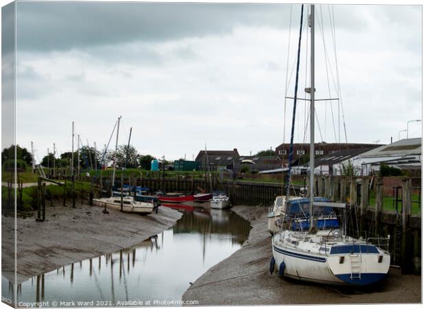 Rye Quay in East Sussex. Canvas Print by Mark Ward