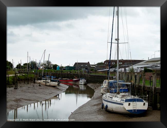Rye Quay in East Sussex. Framed Print by Mark Ward